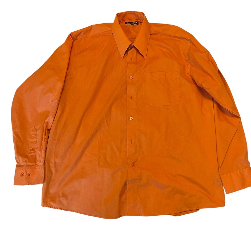 Men's Orange Dress Shirt